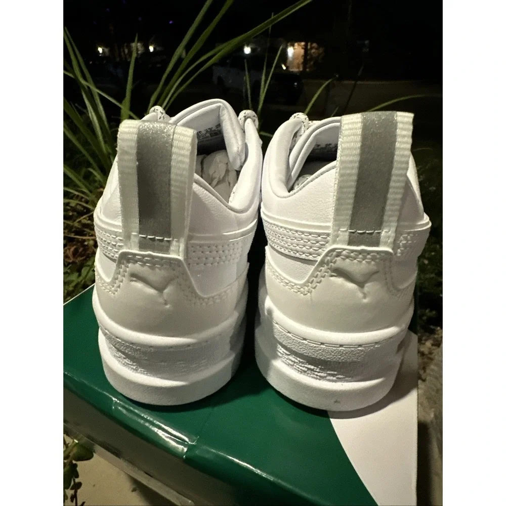 Puma Womens Mayze Reflective‎ Sneakers White On White 383729 01 Size 6.5